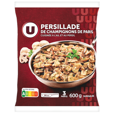 Persillade de champignons de Paris 600g