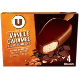 Bâtonnets glacés folie vanille caramel - X4 292G