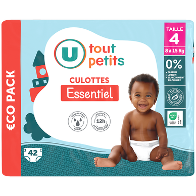 Couches-Culottes essentiel t4 8/15kg ecopack x42
