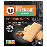 Barres céréales énergie amande, x5, 125g