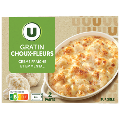 Gratin de choux fleurs  450g