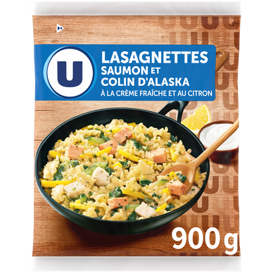Lasagnettes au saumon COLIN U 900g