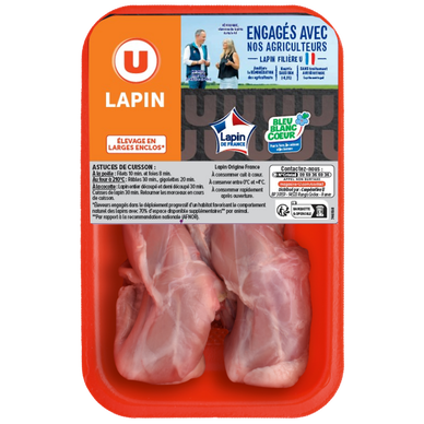 Gigolette de lapin,  France, 4 pièces