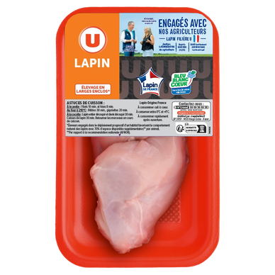 Cuisse de lapin, France, 2 pièces
