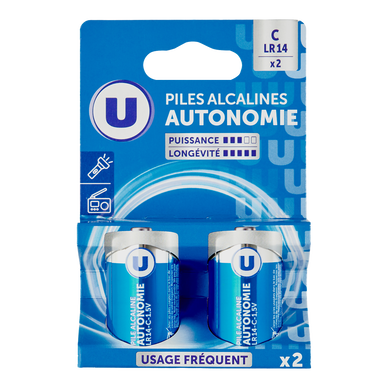 Pile Autonomie LR14 x2