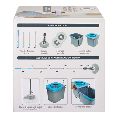 Kit lave sols essorage rotatif U