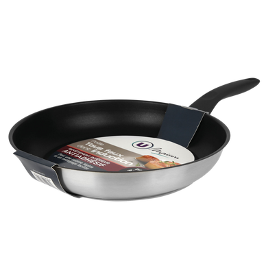 Poêle inox tous feux dont induction - 28cm