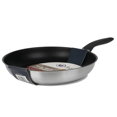 Poêle inox tous feux dont induction - 24cm