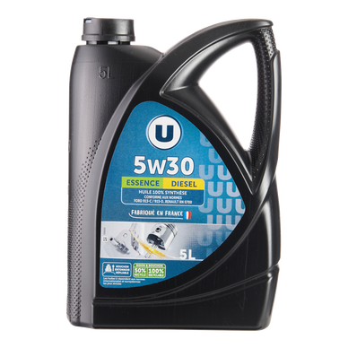 Huile 5W30 essence et diesel - 5L