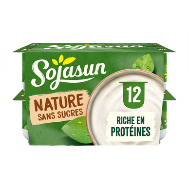 Spécialité au soja nature SOJASUN, 12x100g
