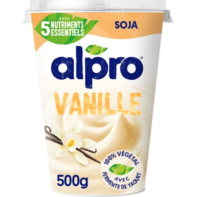 Dessert végétal soja vanille ALPRO - 500g