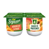 Spécialité au soja sucrée abricot goyave SOJASUN, 4x100g