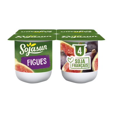Spécialité au soja aux figues SOJASUN, 4x100g