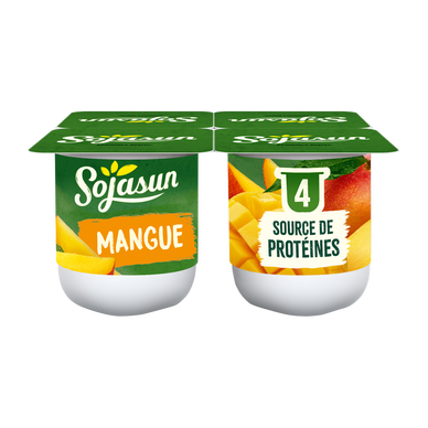 Spécialité au soja à la mangue SOJASUN, 4x100g