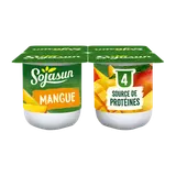 Spécialité au soja à la mangue SOJASUN, 4x100g