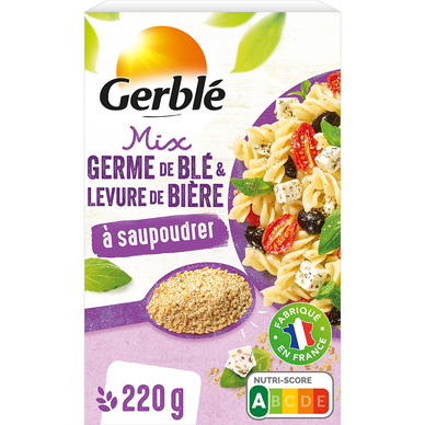 Mix germe de blé et levure de bière à saupoudrer GERBLE - 220g