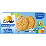 GERBLE - Biscuit Sablé Sésame Vanille Sans Sucres -  132g