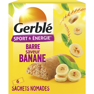 Barre Banane GERBLE - 6 sachets 150g