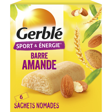Barre Amande GERBLE  - 6 sachets 150g