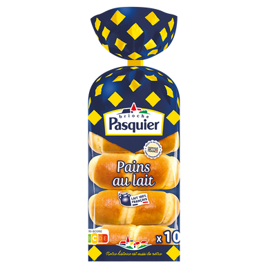 Pains au lait BRIOCHE PASQUIER - x10 - 350g