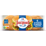 Classic burger rond nature JACQUET x6 330g