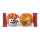 Pain Burger brioché Brioch' burger LA FOURNEE DOREE, x4 soit 250g