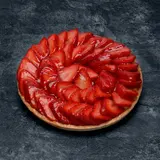Tarte aux fraises, 4 parts, 650g
