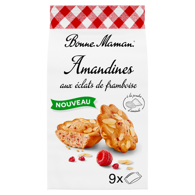 Amandine à la framboise BONNE MAMAN 225g