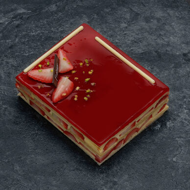 Fraisier individuel, 2 pièces, 320g