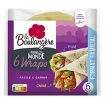 Pains wraps  LA BOULANGERE - x6 - 370g