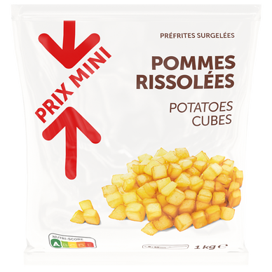 Pommes rissolées PRIX MINI - 1 kg