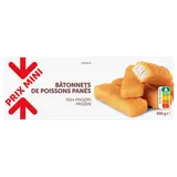 Batonnets de poisson panées PRIX MINI, 450g