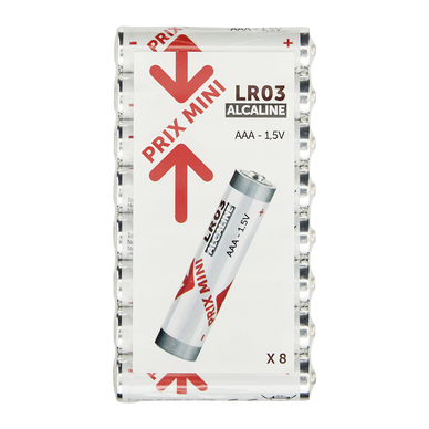 Pile LR03 x8 - PRIX MINI