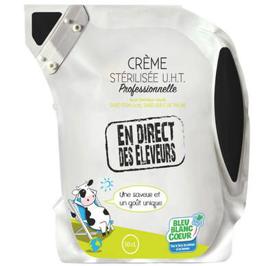 Crème UHT bleu blanc coeur EN DIRECT DES ELEVEURS, 50cl