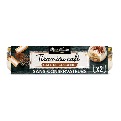 Tiramisu au café de Colombie MARIE MORIN - 2 pots de 80g