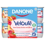 Yaourt brassé aux fruits mixés VELOUTE DANONE - 12x125g