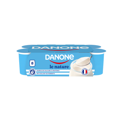 Yaourt nature DANONE - 8x125g