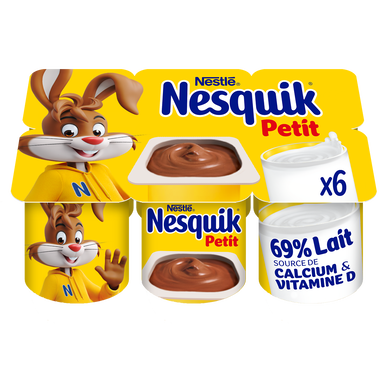 Crème dessert chocolat NESQUIK - 6x60g
