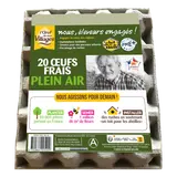 Oeufs Plein air L'OEUF DE NOS VILLAGES - Plateau de 20