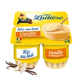 Riz au lait Vanille LA LAITIERE - 4 pots de 115g