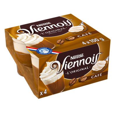 Liégeois au Café VIENNOIS - 4 pots de 100g