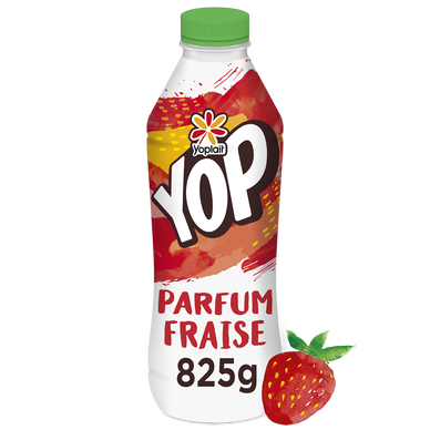 Yaourt à boire aromatisé fraise YOP - 825g