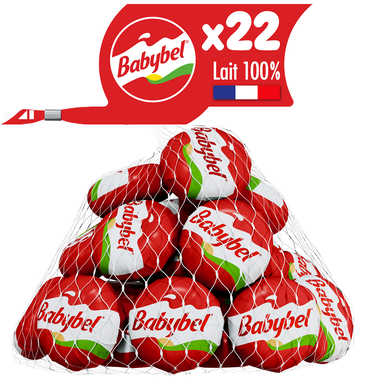 Fromage Goûter Enfant MINI BABYBEL - 22 portions 484g