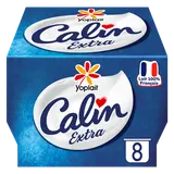 Fromage blanc nature 3,2% MG CALIN YOPLAIT - 8x100g