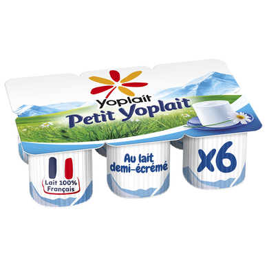 Petit suisse nature 3,8% MG PETIT YOPLAIT - 6x60g