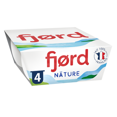 Yaourt crémeux nature FJORD - 4x125g