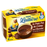 Crème dessert chocolat Le Petit Pot de Crème LA LAITIERE - 4x100g