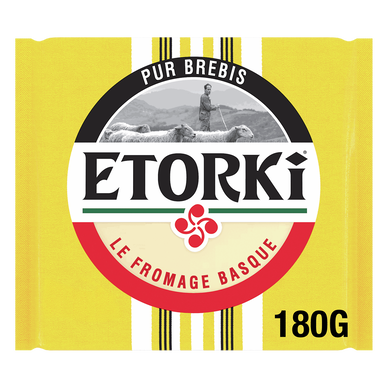 Fromage au lait pasteurisé de brebis ETORKI, 33%mg, 180g