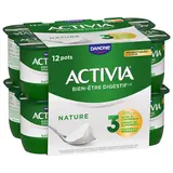 Yaourt nature bifidus ACTIVIA - 12x125g