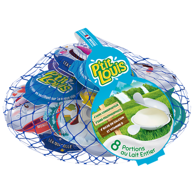 Fromage enfant filet de 8 portions P'TIT LOUIS - 160g